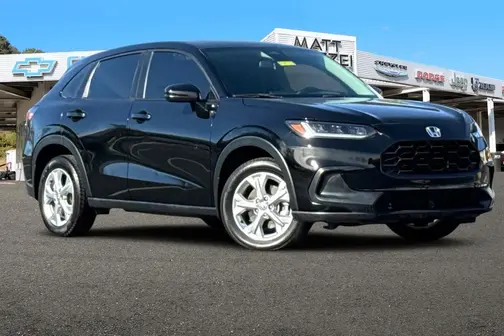 Black 2024 Honda HR-V LX