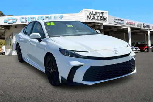 White 2025 Toyota Camry