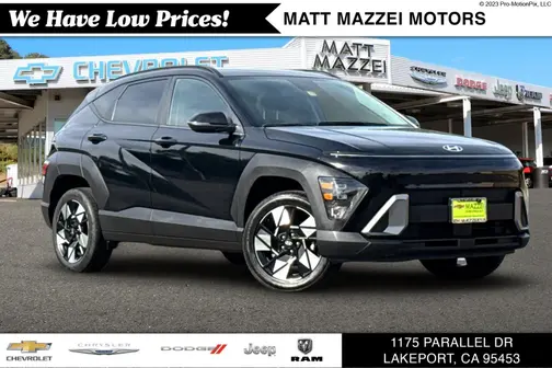 Black 2024 Hyundai KONA SEL