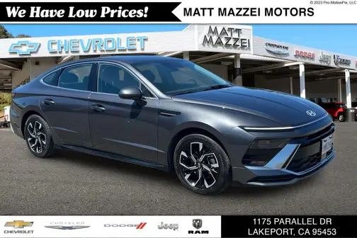 Gray 2024 Hyundai SONATA SEL