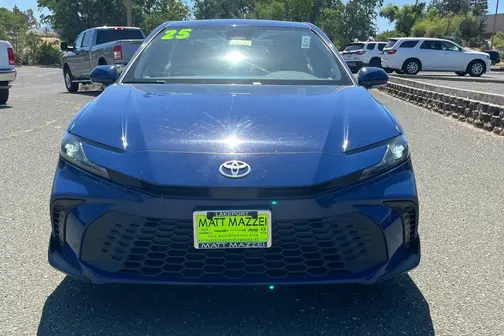 Blue 2025 Toyota Camry SE
