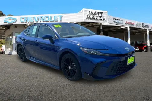 Blue 2025 Toyota Camry SE