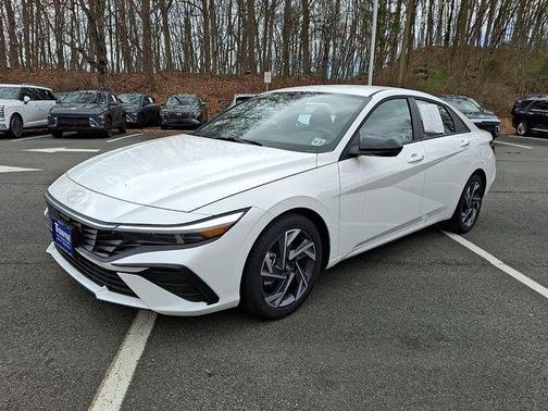 Serenity White 2025 Hyundai ELANTRA Sport