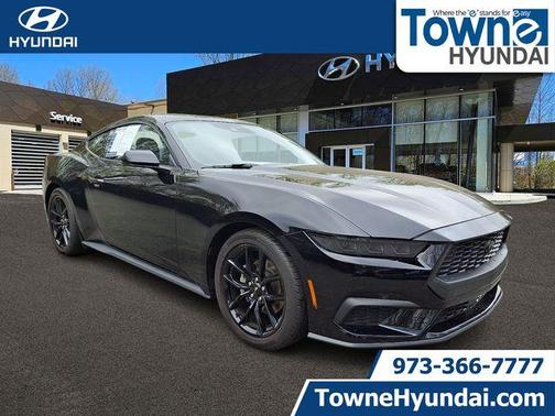 Shadow Black 2025 Ford Mustang EcoBoost