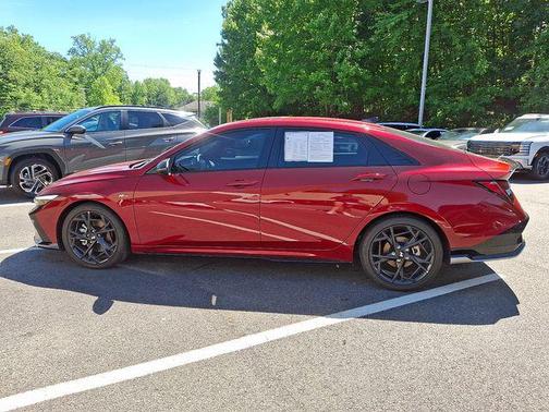 Ultimate Red 2025 Hyundai ELANTRA N Line
