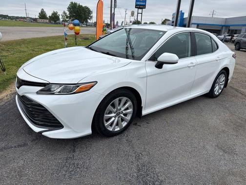 Super White 2020 Toyota Camry LE