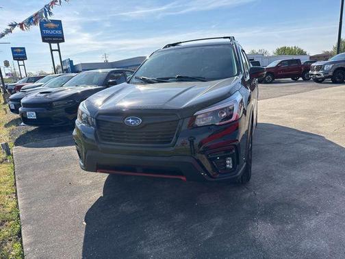 Crystal Black Silica 2021 Subaru Forester Sport