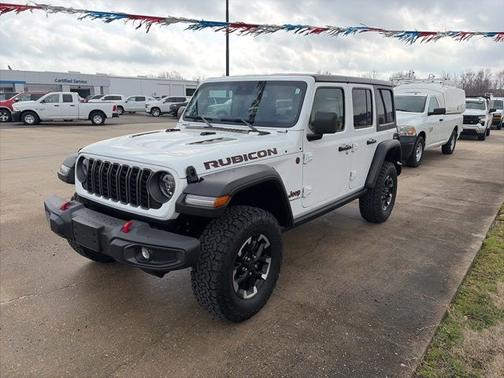 Bright White Clearcoat 2025 Jeep Wrangler Rubicon