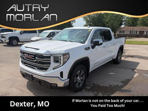 Summit White 2025 GMC Sierra 1500 SLT