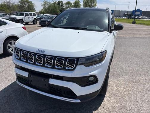 Bright White Clearcoat 2025 Jeep Compass Limited
