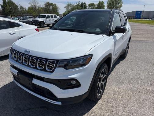 Bright White Clearcoat 2025 Jeep Compass Limited