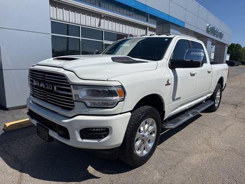 Pearl White 2024 RAM 2500 Laramie Crew Cab 4x4 6'4' Box