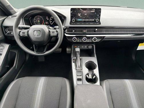 Platinum White Pearl 2026 Honda Civic Hybrid Sport Touring
