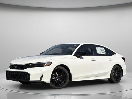 Platinum White Pearl 2026 Honda Civic Sport