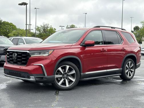 Radiant Red Metallic II 2023 Honda Pilot AWD Elite