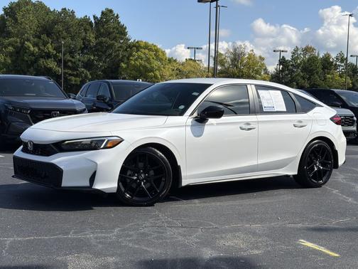 Platinum White Pearl 2026 Honda Civic Sport