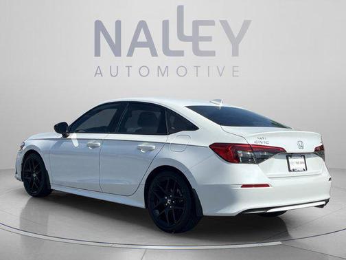 Platinum White 2023 Honda Civic Sport