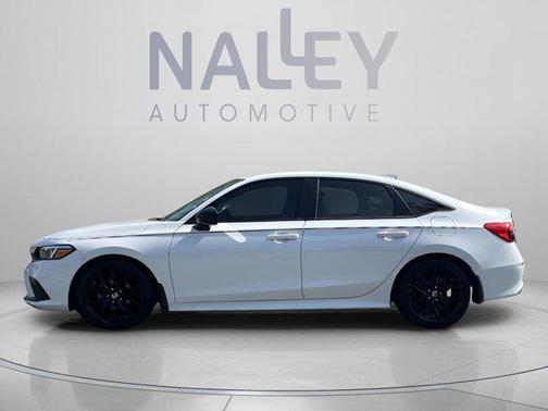 Platinum White 2023 Honda Civic Sport