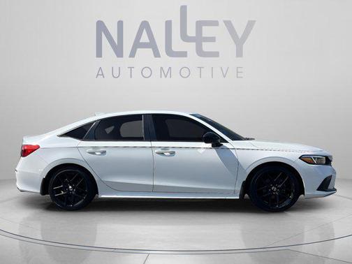 Platinum White 2023 Honda Civic Sport