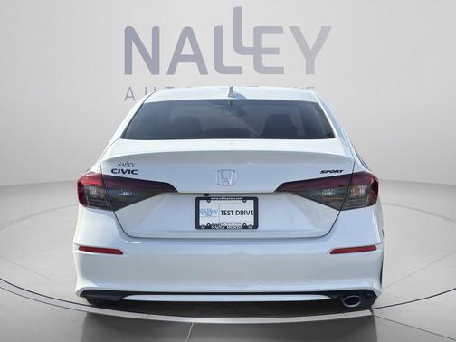 Platinum White Pearl 2026 Honda Civic Sport