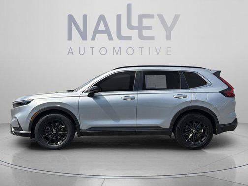 Solar Silver Metallic 2025 Honda CR-V Hybrid Sport FWD