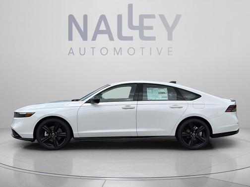 Platinum White Pearl 2026 Honda Accord Hybrid Sport-L