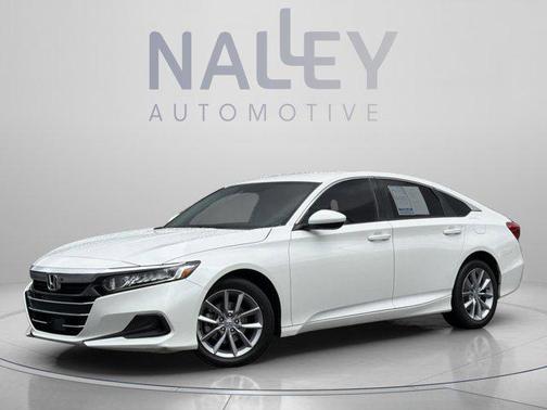 Platinum White Pearl 2021 Honda Accord LX 1.5T