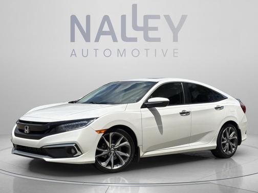Platinum White Pearl 2019 Honda Civic Touring