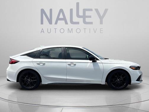 Platinum White Pearl 2024 Honda Civic Sport