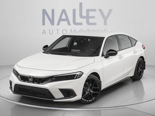 Platinum White Pearl 2024 Honda Civic Sport