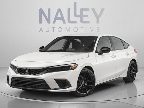 Platinum White Pearl 2024 Honda Civic Sport