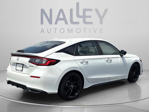 Platinum White Pearl 2024 Honda Civic Sport