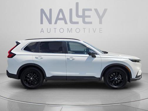Platinum White Pearl 2025 Honda CR-V Hybrid Sport FWD