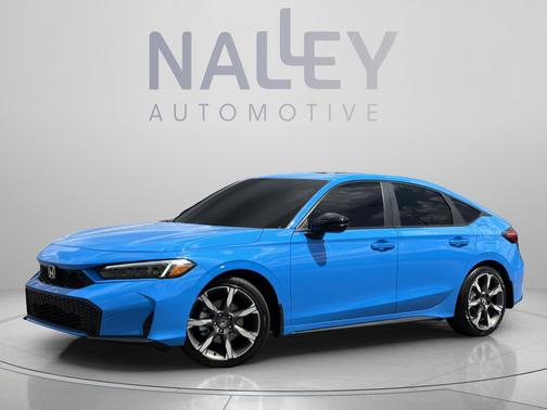 Boost Blue Pearl 2026 Honda Civic Hybrid Sport Touring