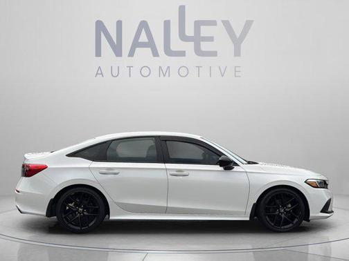 Platinum White Pearl 2024 Honda Civic Sport