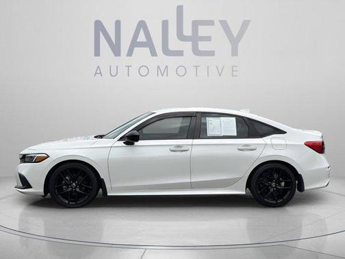 Platinum White Pearl 2024 Honda Civic Sport