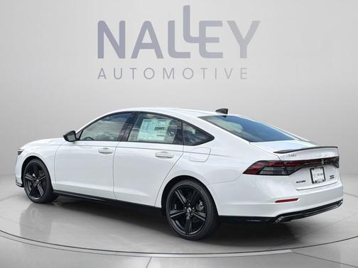 Platinum White Pearl 2026 Honda Accord Hybrid Sport-L