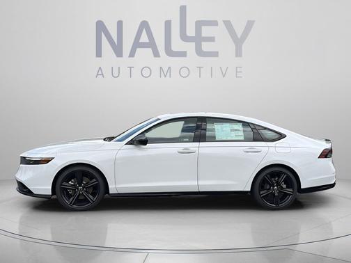 Platinum White Pearl 2026 Honda Accord Hybrid Sport-L