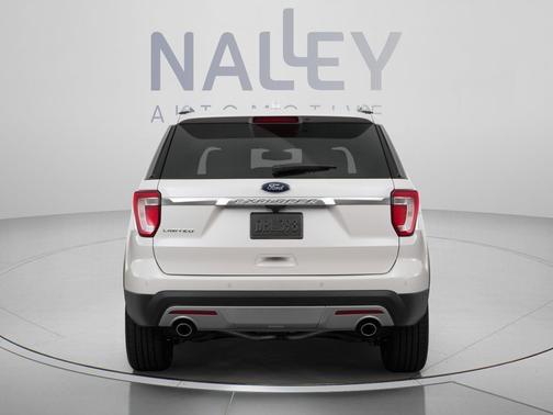 White Platinum Metallic Tri-Coat 2017 Ford Explorer Limited