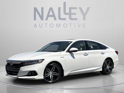 Platinum White Pearl 2022 Honda Accord Hybrid Touring Sedan