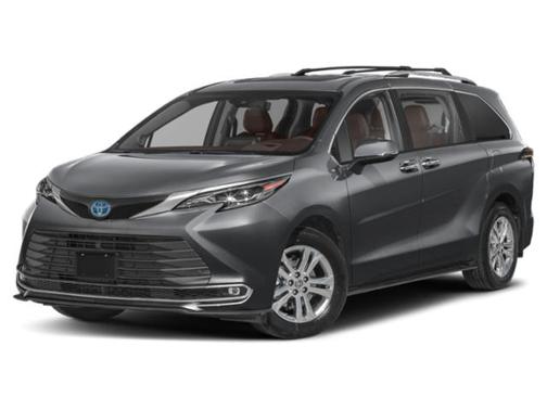 Magnetic Gray Metallic 2025 Toyota Sienna Platinum