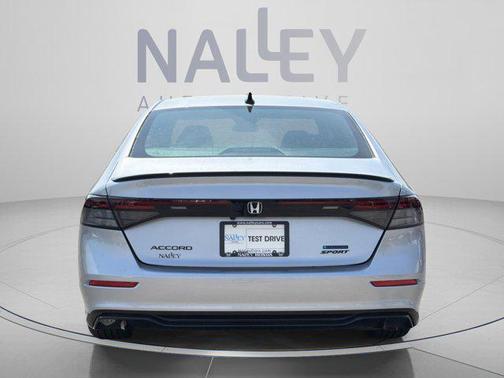 Solar Silver Metallic 2026 Honda Accord Hybrid Sport-L