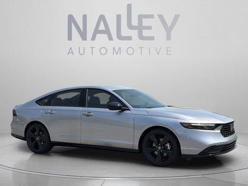 Solar Silver Metallic 2026 Honda Accord Hybrid Sport-L