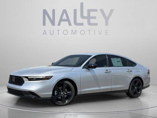 Solar Silver Metallic 2026 Honda Accord Hybrid Sport-L