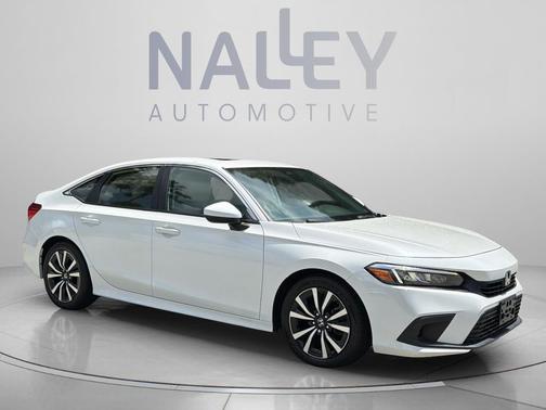 Platinum White Pearl 2022 Honda Civic EX