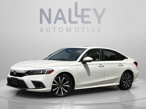 Platinum White Pearl 2022 Honda Civic EX