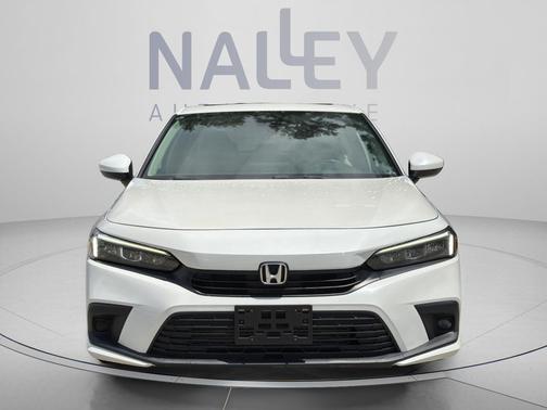Platinum White Pearl 2022 Honda Civic EX