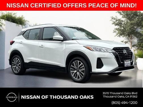 Aspen White 2024 Nissan Kicks SV