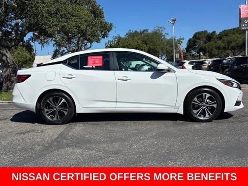 Cloud White 2023 Nissan Sentra SV