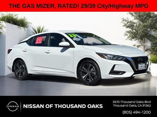 Cloud White 2023 Nissan Sentra SV